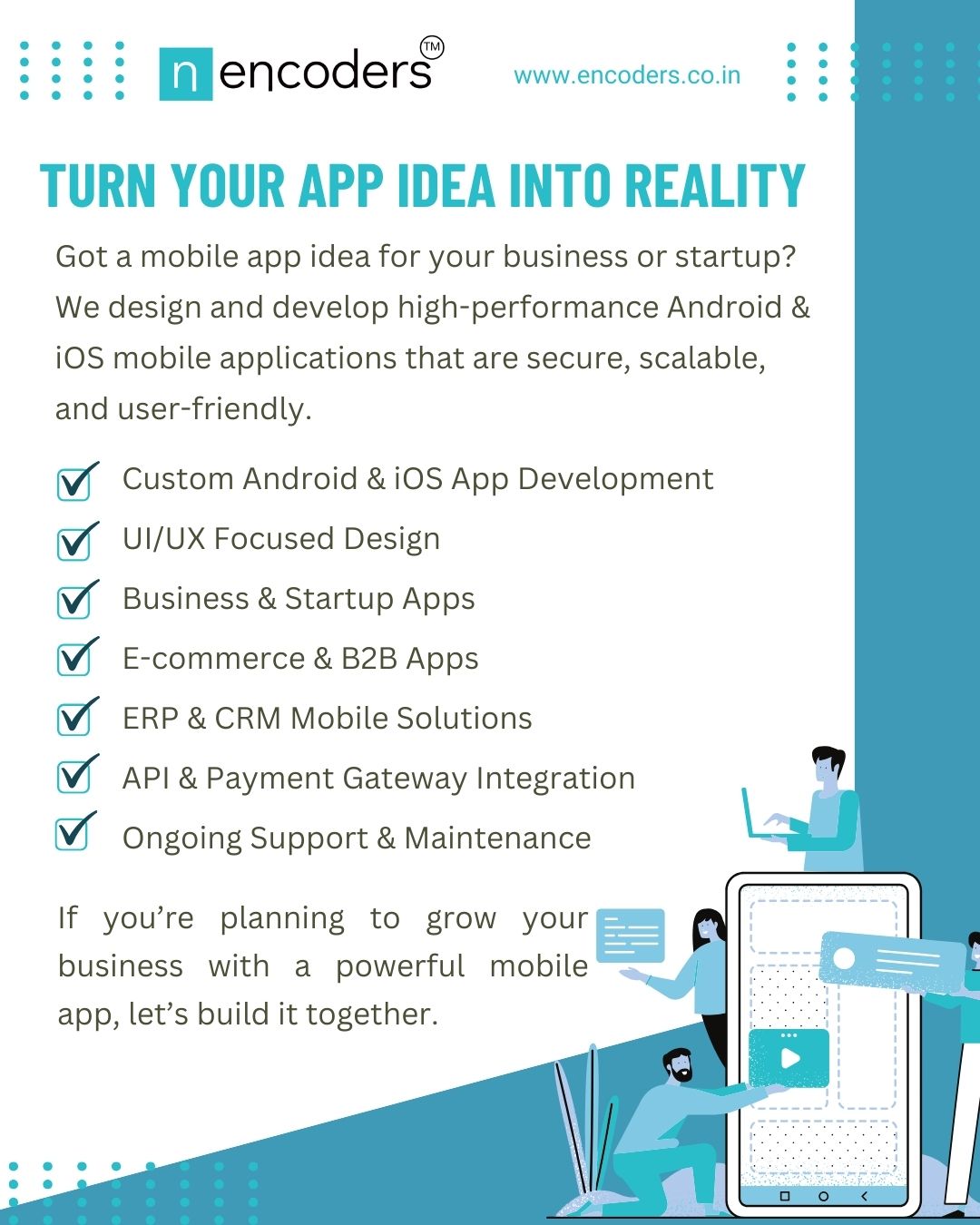 Turn Your App Idea Into Reality with Encoders