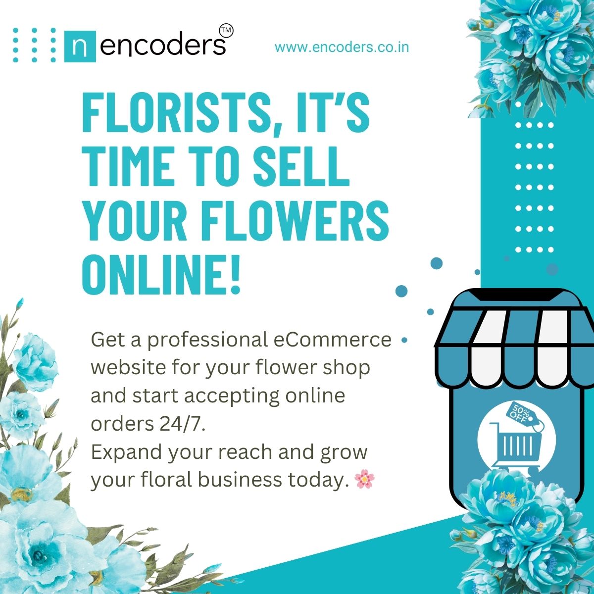 Why Every Florist Needs an eCommerce Website to Grow Their Flower Business