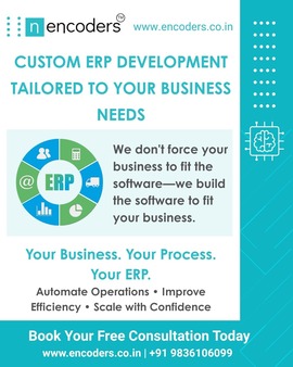 Custom ERP Development Services Tailored to Your Business Needs